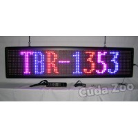 Affordable LED TBR-1353 Tri Color Window Scrolling Sign, 13 x 53